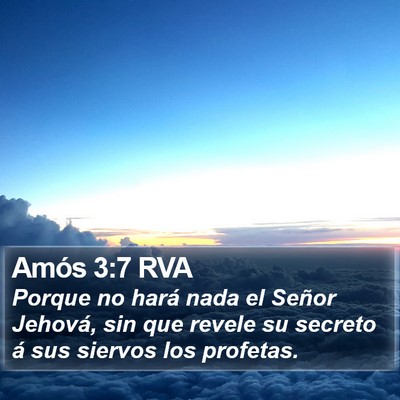 Amós 3:7 RVA Bible Verse Image