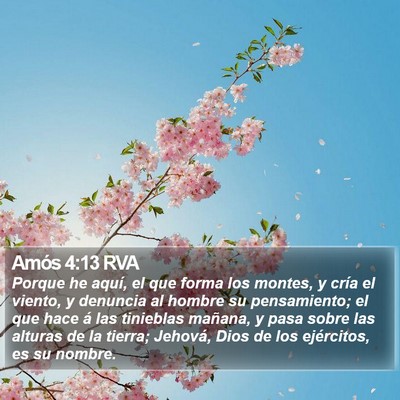 Amós 4:13 RVA Bible Verse Image