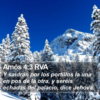 Amós 4:3 RVA Bible Verse Image