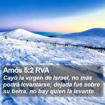 Amós 5:2 RVA Bible Verse Image