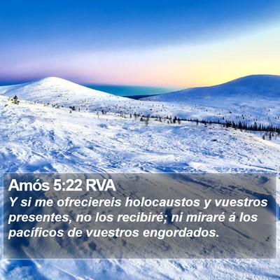 Amós 5:22 RVA Bible Verse Image