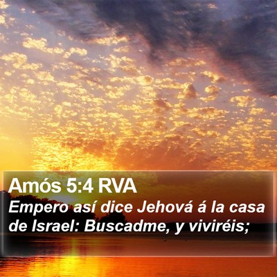 Amós 5:4 RVA Bible Verse Image