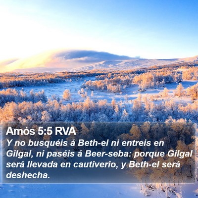Amós 5:5 RVA Bible Verse Image
