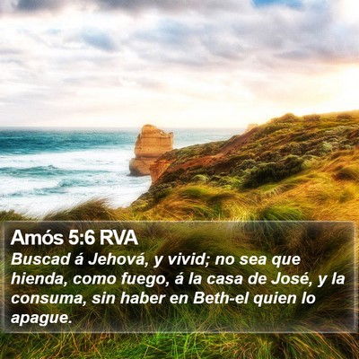 Amós 5:6 RVA Bible Verse Image