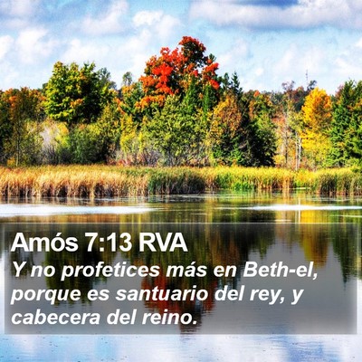 Amós 7:13 RVA Bible Verse Image