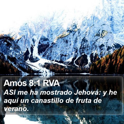 Amós 8:1 RVA Bible Verse Image