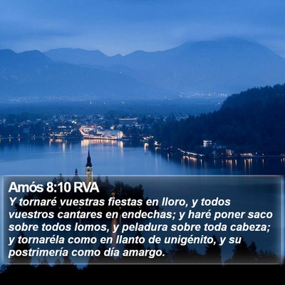 Amós 8:10 RVA Bible Verse Image