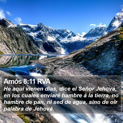Amós 8:11 RVA Bible Verse Image