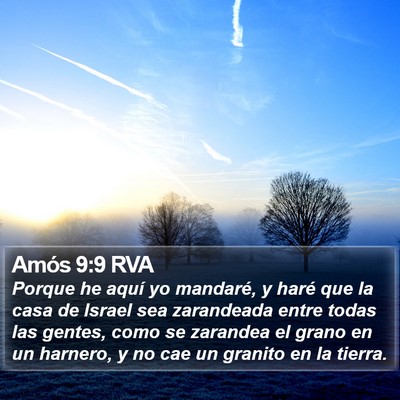 Amós 9:9 RVA Bible Verse Image