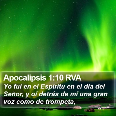 Apocalipsis 1:10 RVA Bible Verse Image