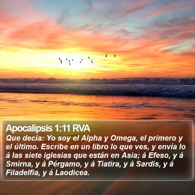 Apocalipsis 1:11 RVA Bible Verse Image