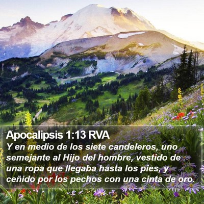 Apocalipsis 1:13 RVA Bible Verse Image