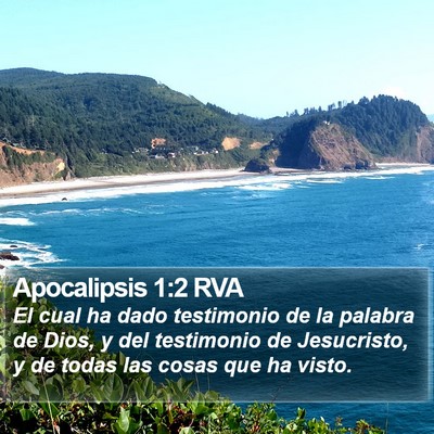 Apocalipsis 1:2 RVA Bible Verse Image