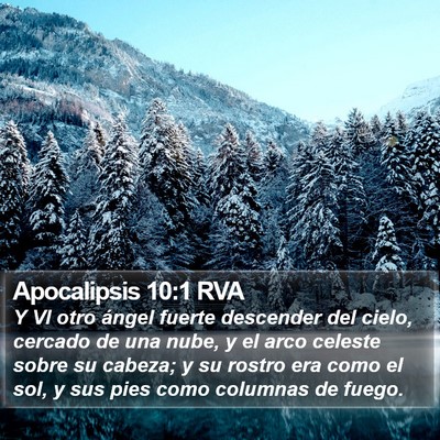 Apocalipsis 10:1 RVA Bible Verse Image