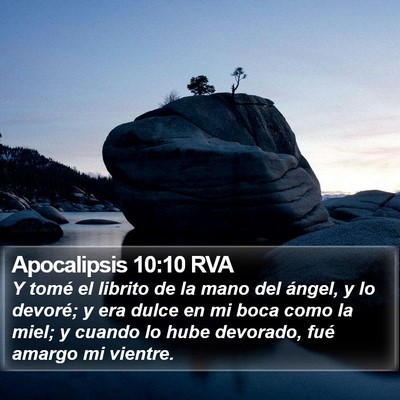 Apocalipsis 10:10 RVA Bible Verse Image