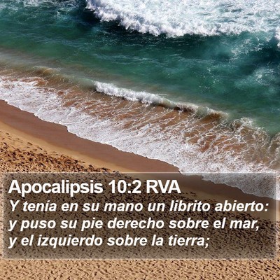 Apocalipsis 10:2 RVA Bible Verse Image