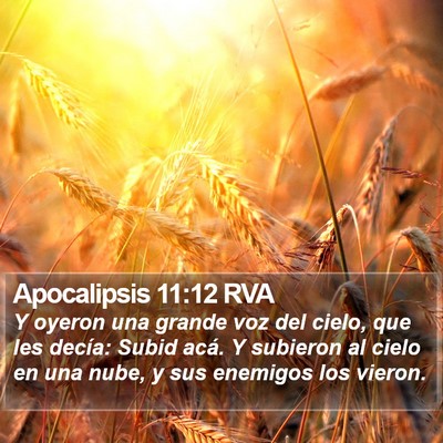 Apocalipsis 11:12 RVA Bible Verse Image