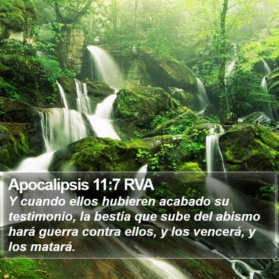 Apocalipsis 11:7 RVA Bible Verse Image
