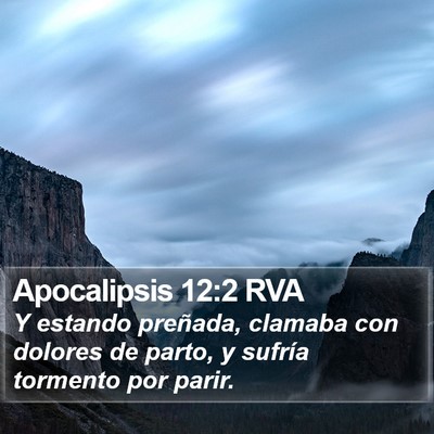 Apocalipsis 12:2 RVA Bible Verse Image