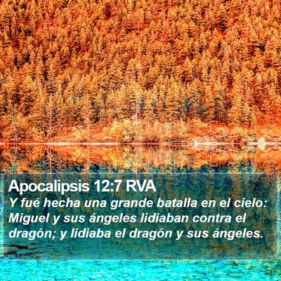 Apocalipsis 12:7 RVA Bible Verse Image