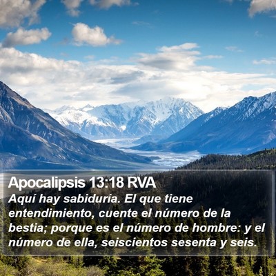 Apocalipsis 13:18 RVA Bible Verse Image