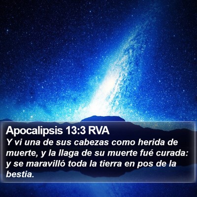 Apocalipsis 13:3 RVA Bible Verse Image