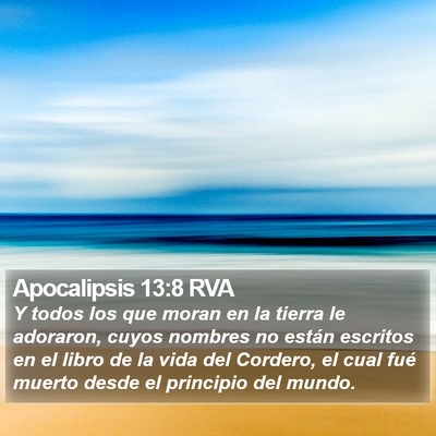 Apocalipsis 13:8 RVA Bible Verse Image