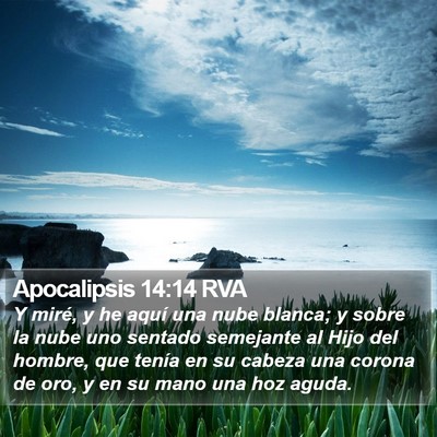 Apocalipsis 14:14 RVA Bible Verse Image