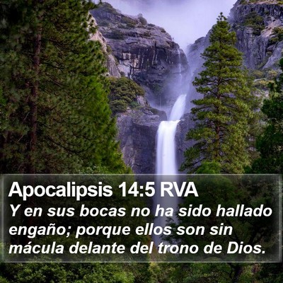 Apocalipsis 14:5 RVA Bible Verse Image