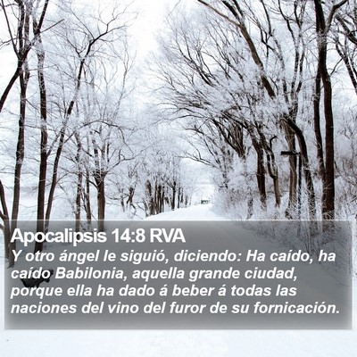 Apocalipsis 14:8 RVA Bible Verse Image