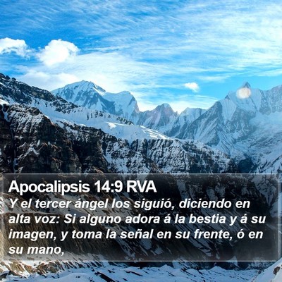 Apocalipsis 14:9 RVA Bible Verse Image