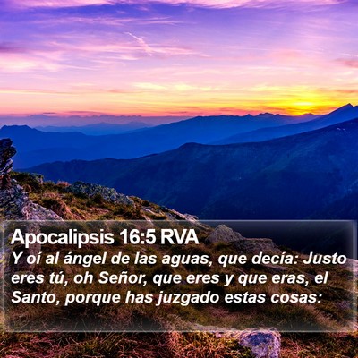 Apocalipsis 16:5 RVA Bible Verse Image