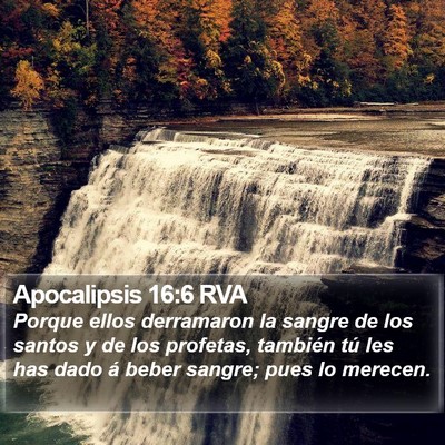 Apocalipsis 16:6 RVA Bible Verse Image