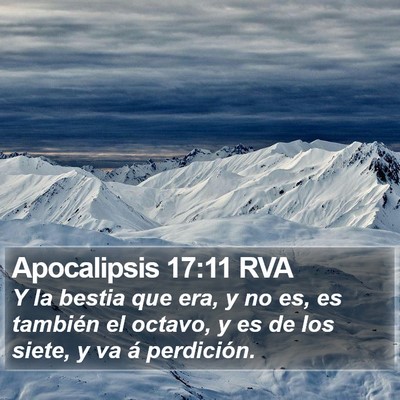 Apocalipsis 17:11 RVA Bible Verse Image