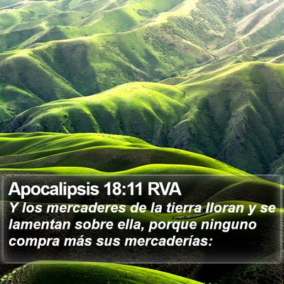 Apocalipsis 18:11 RVA Bible Verse Image