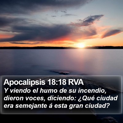 Apocalipsis 18:18 RVA Bible Verse Image
