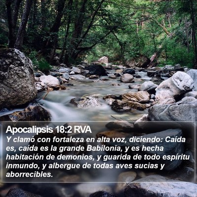 Apocalipsis 18:2 RVA Bible Verse Image