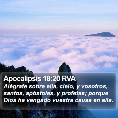 Apocalipsis 18:20 RVA Bible Verse Image