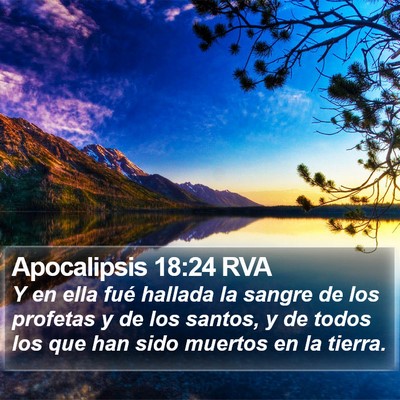 Apocalipsis 18:24 RVA Bible Verse Image