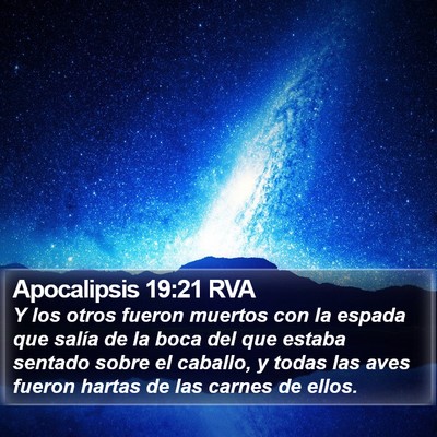 Apocalipsis 19:21 RVA Bible Verse Image
