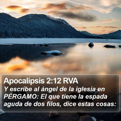Apocalipsis 2:12 RVA Bible Verse Image