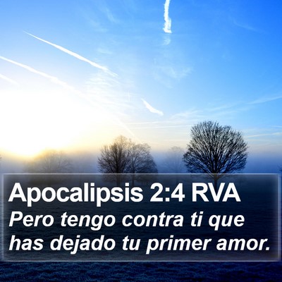 Apocalipsis 2:4 RVA Bible Verse Image