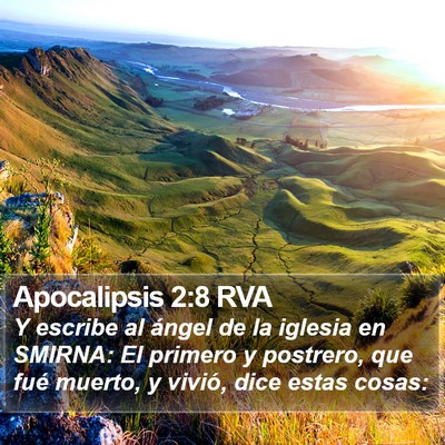 Apocalipsis 2:8 RVA Bible Verse Image