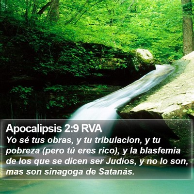 Apocalipsis 2:9 RVA Bible Verse Image