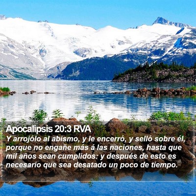Apocalipsis 20:3 RVA Bible Verse Image