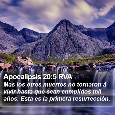 Apocalipsis 20:5 RVA Bible Verse Image