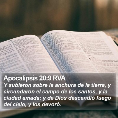 Apocalipsis 20:9 RVA Bible Verse Image