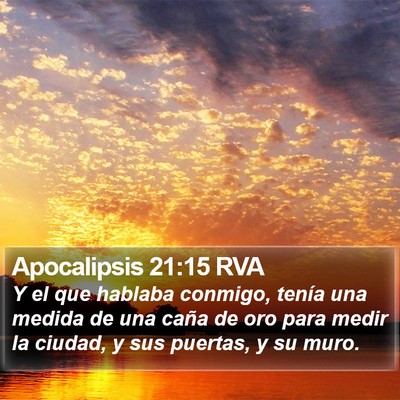 Apocalipsis 21:15 RVA Bible Verse Image