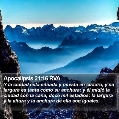 Apocalipsis 21:16 RVA Bible Verse Image