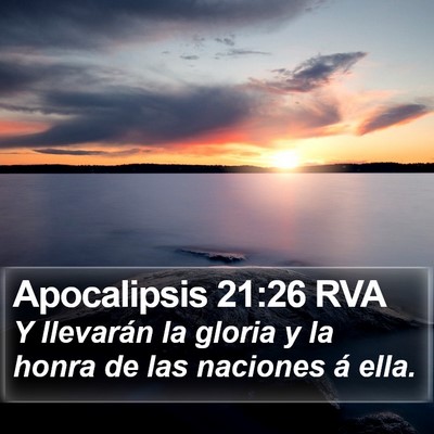 Apocalipsis 21:26 RVA Bible Verse Image